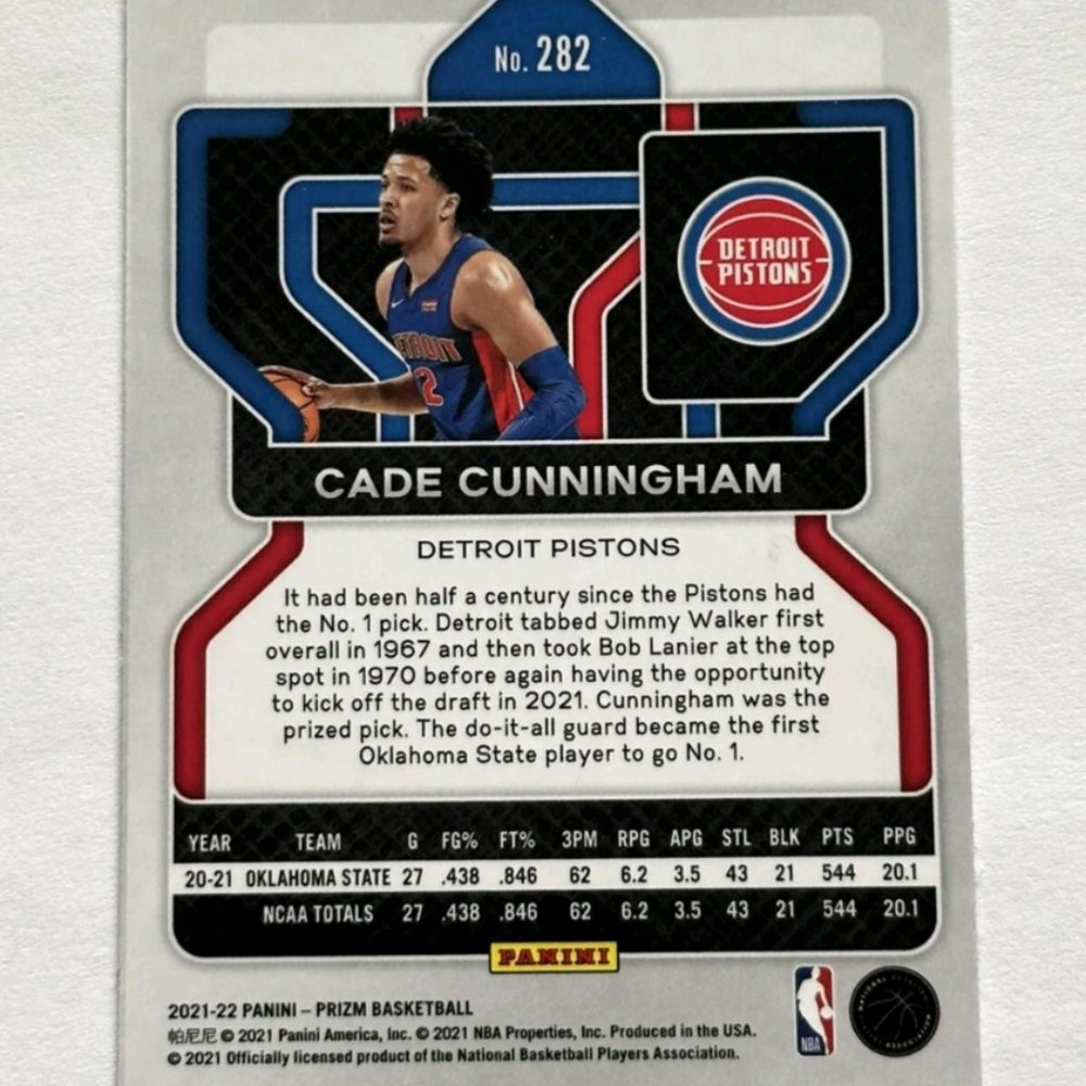 Cade Cunningham RC Rookie Prizm - Picture 2 of 2